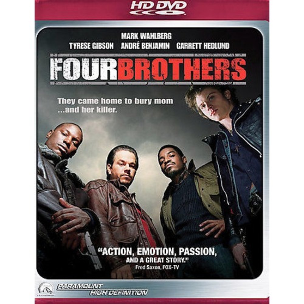 Four Brothers HD-DVD 2006 Mark Wahlberg Tyrese Gibson John Singleton Rated R
